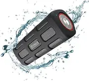 TREBLAB FX100 - Extreme Bluetooth Speaker - Loud, Rugged for Outdoors, Shockproof, Waterproof IPX4, Built-in 7000mAh Power Bank, HD Audio w/Deep Bass, Portable Wireless Blue Tooth Microphone Mic