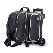 Ebonite Transport 1 Ball Roller Bowling Bag Black