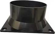 BITMAIN Antminer T9 S1 S3 S5 S7 S9 A3 D3 L3 V9 120mm High Temp Fan Duct 4 INCH USA Made (1 PCS)