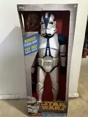 Star Wars 501st Legion Clone Trooper 31 in. Fig. with Bonus Chewbacca Flashlight