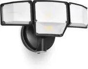LUTEC 80W Dusk to Dawn Flood Lights Outdoor, 9000LM Super Bright LED Black