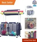 Multipurpose Pool Storage Holder for Toys, Inflatables, Noodles - Easy Assembly