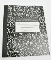 Roaring Spring Marble Cover Composition Book, Wide Rule, 8-1/2 x 7, 36 Pages, EA