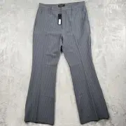 Banana Republic Sculpted Stretch Bootcut Pants Women's 12P Petite Pinstripe NWT