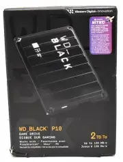 WD - BLACK P10 2TB External USB 3.2 Gen 1 Portable Hard Drive - Black