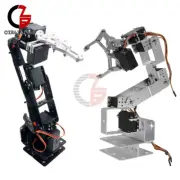 6DOF 460CM Height Robotic Arm Aluminium Arduino Robot Clamp Claw Mount Kit