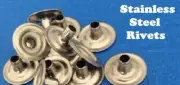Bungee Loop Stainless Steel Fitting Rivets - 10 pack- Bunji Tonneau Ute Marine