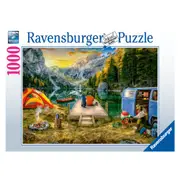 1000pc Ravensburger Immersed In Nature Theme Family Jigsaw Puzzle Set