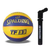 Spalding TF-33 FIBA 3X3 Official Game Ball Senior Youth Adult Size 6 With Pump