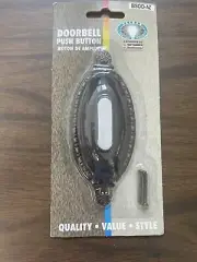 Craftmade BS00-AZ Surface Mount Oval Ornate Lighted Push Button