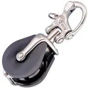 Snatch Block Wichard W/ Strong Closing Sy Snap Shackle Max Rope Size 12mm 15/32"