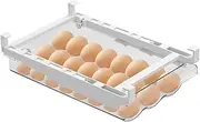 Mini Fridge Drawer Organizer - Clear Egg Tray & Storage Container for Refrigerator