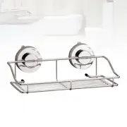 Super Suction Shower Basket Shelf Soap Holder Bath Organizer for Bathroom