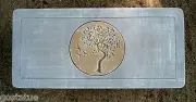 Concrete tree of life bench top mold .150 abs plastic 31" x 14" x 2.5" thick