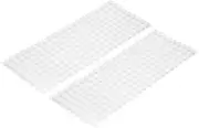 sourcing map 504set Hook and Loop Strips with Adhesive 0.4" Round Double Sided Hook and Loop Tape Nylon Self Sticky Fastener for Home Office Car, White