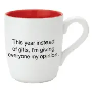 My Opinion That's All Holiday Mug Size 4.25in H, 16 oz Pack of 4