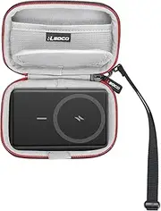 RLSOCO Hard Case for Anker MagGo Power Bank 10,000mAh Battery Pack with Smart Display and Foldable Stand, Portable Charger Storage Bag - Black (Case Only)