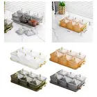 Divided Serving Dishes Snack Platter Nordic Dried Fruit Plate 6 Compartments for