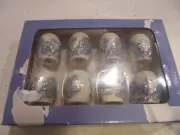 4 mini Pfaltzgraff Winter Frost salt & pepper shaker sets new in box low shipng