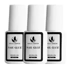 MAGIC ARMOR 3 PCS Super Strong Nail Glue for Acrylic Nails,Super Brush on Nail G