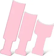 CTIRCHIU 3pcs Board Teeth Highlighting Comb Versatile Hair Dyeing Tool for Even Distribution Rounded Teeth Hair Types