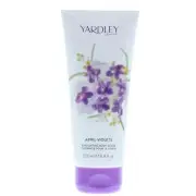 Yardley April Violets Body Scrub 200ml For Her Women Femme NEW