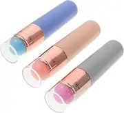 WRITWAA Quick Nail Art Gradient Brush Set 3 Pack Silicone Glue Shooting Tool for French Manicure