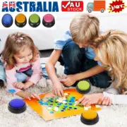 4X Recordable Talking Button LED Learning Vioce Answer Buzzer Kid Education Toys