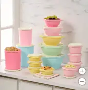 Tupperware Heritage Collection 32 Piece Food Storage Container Set