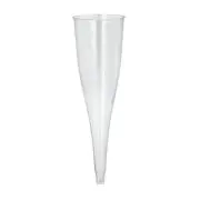 Papstar Tops for Handle Sparkling Wine Glasses Polystyrol Crystal Clear 50 Piece