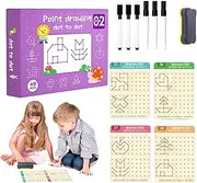 Practice Handwriting for Kids | Preschool Toddler Control - Reusable Scribble Workbook, Educational Painting Book, Control Training Learning Activities