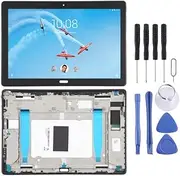 Mobile Phone Touch LCD Screen OEM LCD Screen for Lenovo Tab P10 TB-X705, TB-X705L, TB-X705F, TB-X705N Digitizer Full Assembly with Frame (Black) Replacement Part