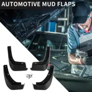 Front & Rear Side Mud Flap Splash Guard Mud Guard for MG ZS 2020-2024 Black