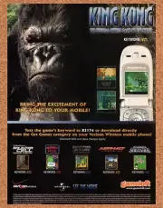 Original 2005 King Kong Mobile Game Vintage Ad - Video Game Promo Wall Art 1