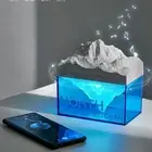 Glacier Night Light Bluetooth Speaker – Bedside Sleep Lamp & Desktop Atmosphere