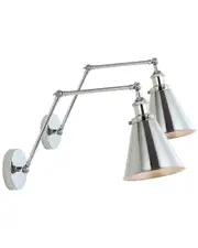 JONATHAN Y Rover 7in Adjustable Glam Arm LED Wall Sconce