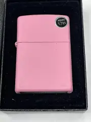 ZIPPO 2005 REGULAR PINK MATTE LIGHTER SEALED IN BOX R49