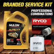 Ryco Oil Filter 5L APX5W20C5 Engine Oil Service Kit for Ford Kuga TF 4cyl
