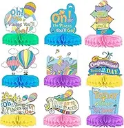 9Pcs Oh The Places You Will Go Table Decorations Oh The Places You Will Go Graduation Party Centerpiece for Table Oh The Places You Will Go Decorations Kindergarten Graduation Decorations