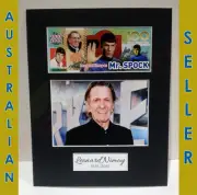 Leonard Nimoy - Mr Spock 8 x 10 Matted Memorabilia with 4x6 Photo & Novelty Note