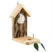 Backyard Hummingbird Nester; Rustic Handmade Hummingbird Nest Builder