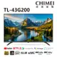 (無安裝)奇美 43吋4K GoogleTV液晶顯示器 TL-43G200