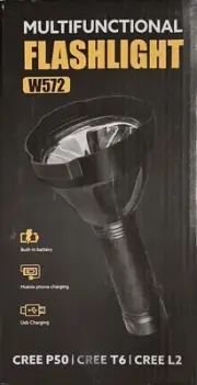 Lumin Top BLF GT High Power Flashlight - Over 2000 Meter Long-Range Beam