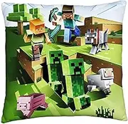 Minecraft Square Pillow Cushion 40x40cm 100% Official Gamer Merchandise