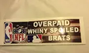 Rare/unique Professional sports political bumper sticker,one of a kind - T1005