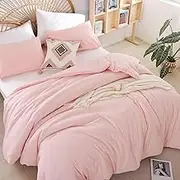 weigelia Queen Size Comforter Set Pink Comforter Modern Bedding Set for All Season Soft Lightweight Microfiber Girls Women Comforter Set (1 Blush Comforter, 2 Pillowcases)