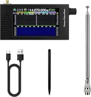 HamGeek DSP SDR Radio Receiver 100 KHz to 149 MHz DSP Digital Demodulation CW/AM/SSB/FM/WFM Portable Shortwave Radio Receiver with 4.3 Inch IPS LCD