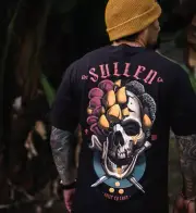 Sullen Clothing "Last of Us" Mens tee Art Collective tattoo Black