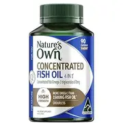 Nature's Own Fish Oil 4 in 1 Concentrated with Omega 3-90 Capsules