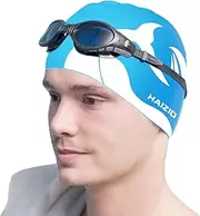 Swimming Cap - Waterproof Swim Cap, Adult Swim Cap | Snug Fit Unisex, Stretch Silicone Cap Long Hair, for Professional and Recreational Swimmers Long Hair Protection Comfort Adults